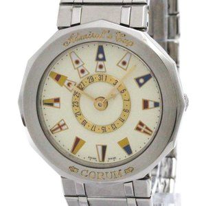 CORUM Admirals Cup 1991 Steel Automatic Mens Watch 88.810.27 Polished